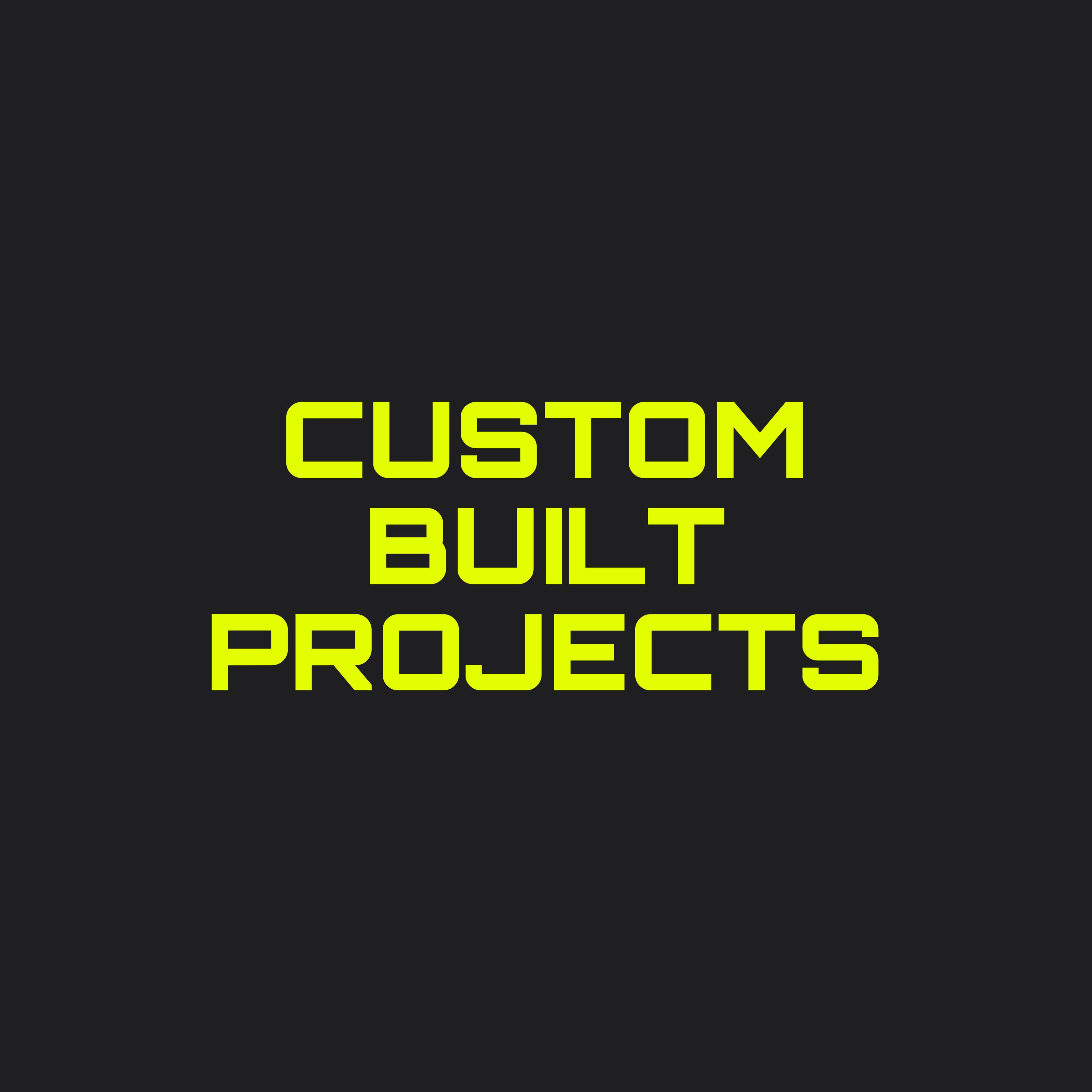 CUSTOM BUILT PROJECTS – JA.DIECAST