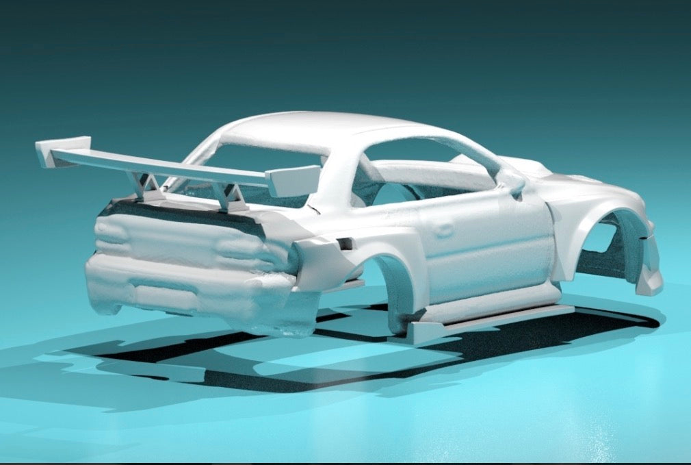 Body kit for hot wheels Subaru 22B