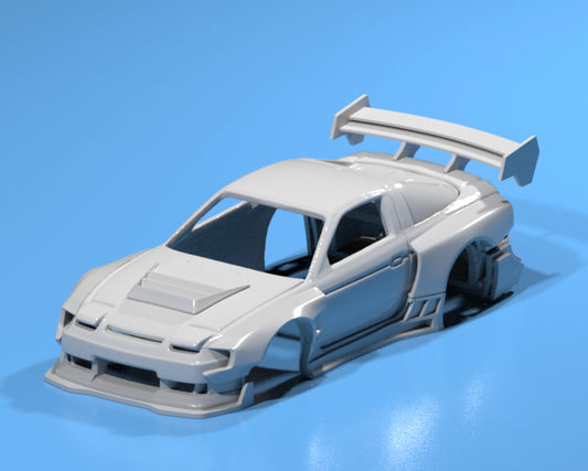 body kit for Hot Wheels Nissan 180sx fatboi style