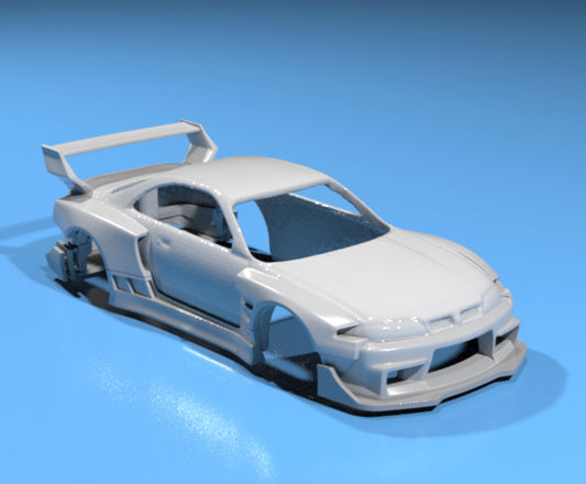 body kit for Hot Wheels Nissan GTR R33 fatboi style