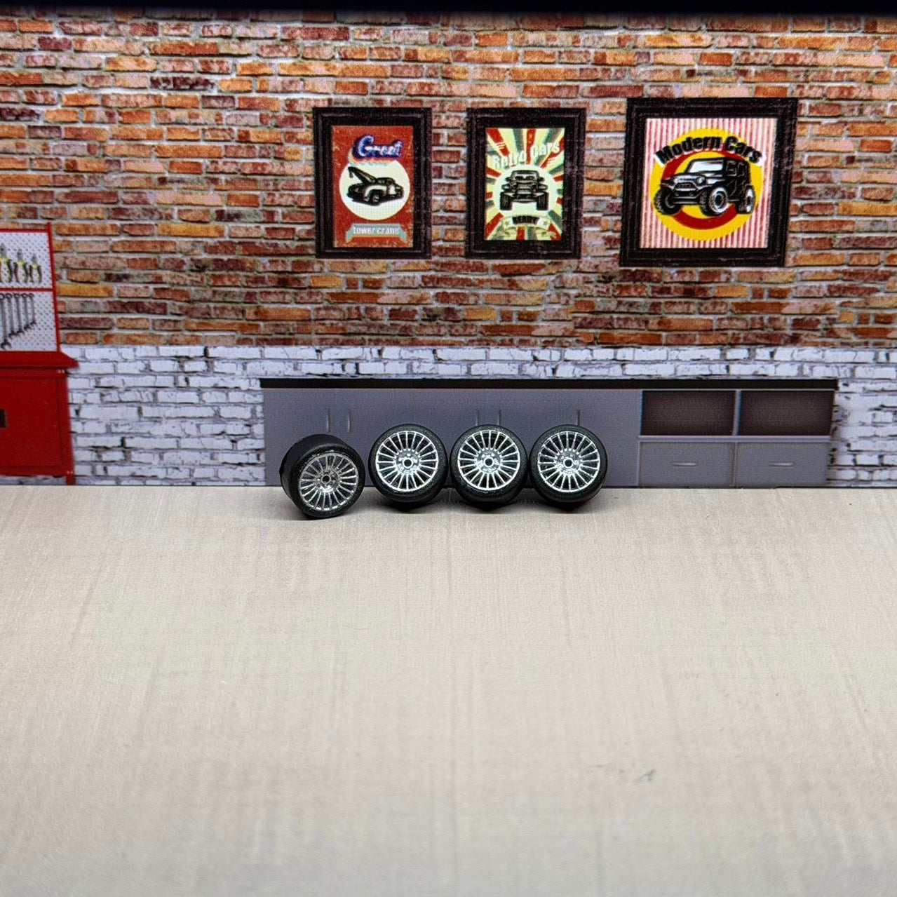 Chrome casting rotiform buc for hot wheels and match box