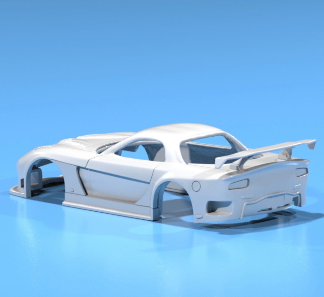 body kit for Hot Wheels Rx7 Veil side style