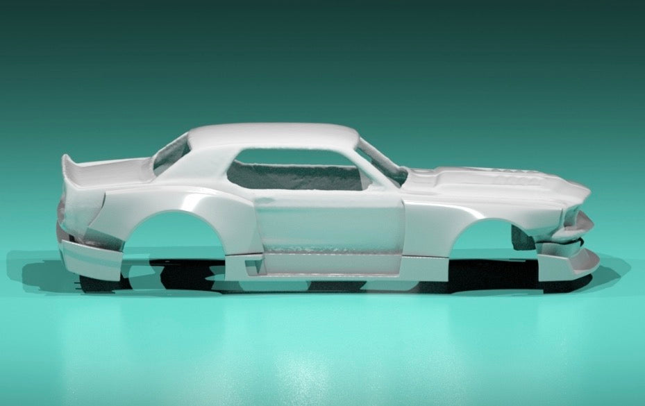 Body kit for hot wheels 67 ford mustang GT night fury body kit