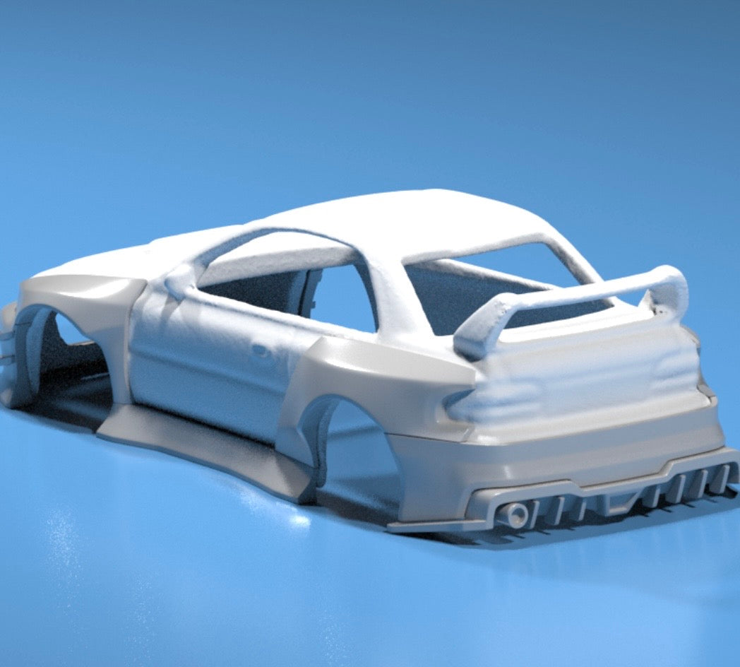 Body kit for hot wheels Subaru 22B