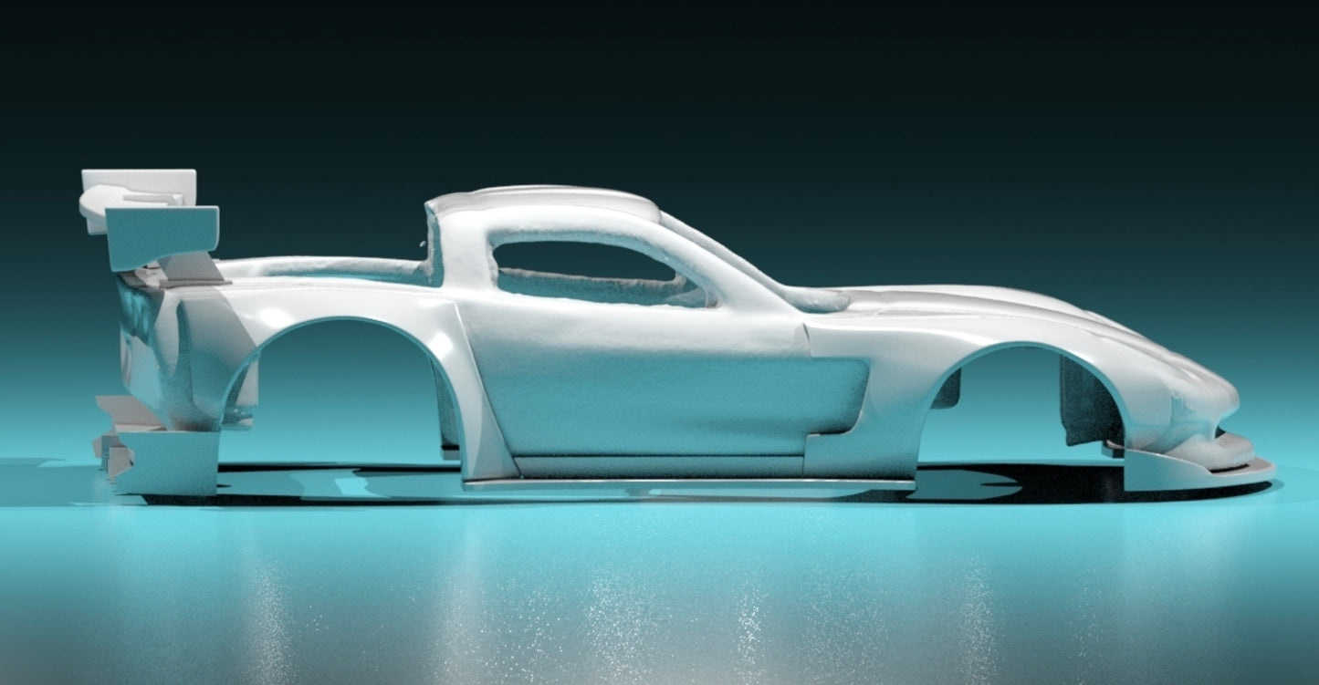 body kit for Hot Wheels Corvette C6
