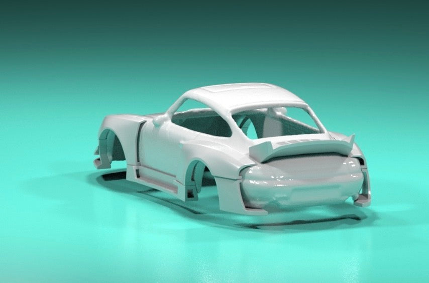 Body kit for hot wheels 96 Porsche carrera hyper street style