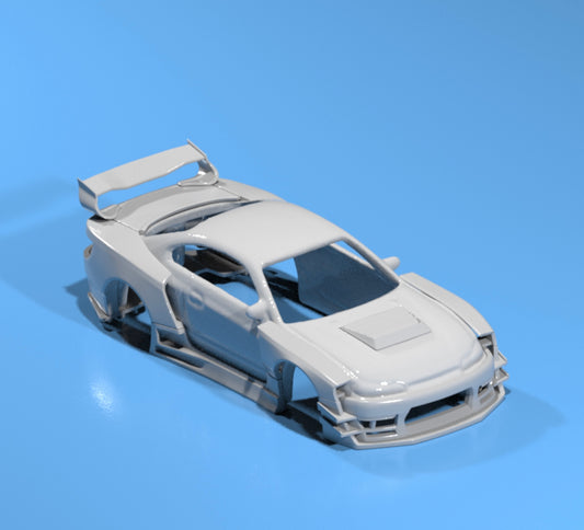 body kit for Hot Wheels Nissan Silvia S15 fatboi style