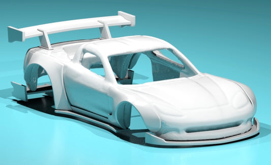 body kit for Hot Wheels Corvette C6