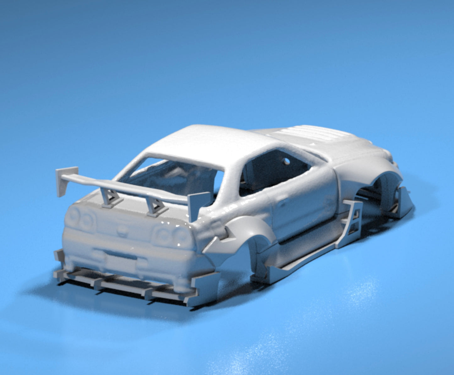 body kit for Hot Wheels Nissan R34 RB style
