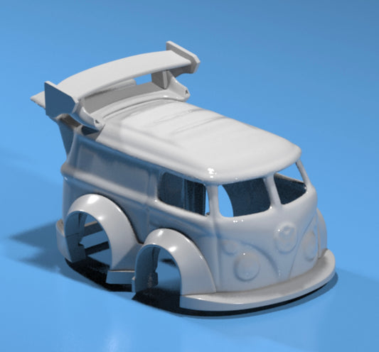 body kit for Hot Wheels Kool Kombi RWB style