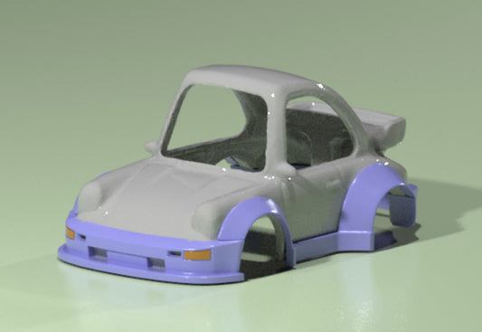 body kit for Hot Wheels Tooned Porsche RWB style