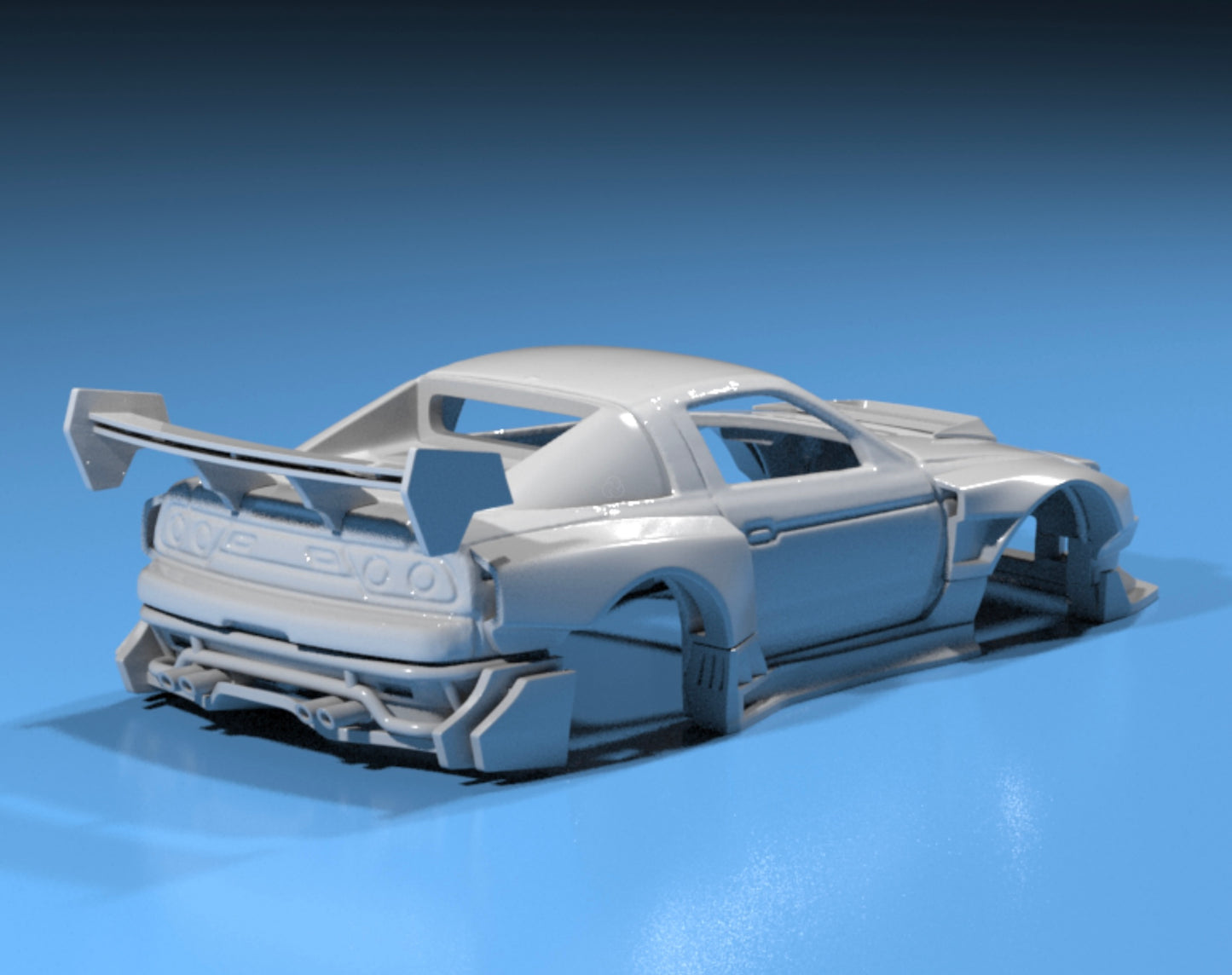 body kit for Hot Wheels Nissan 180sx fatboi style