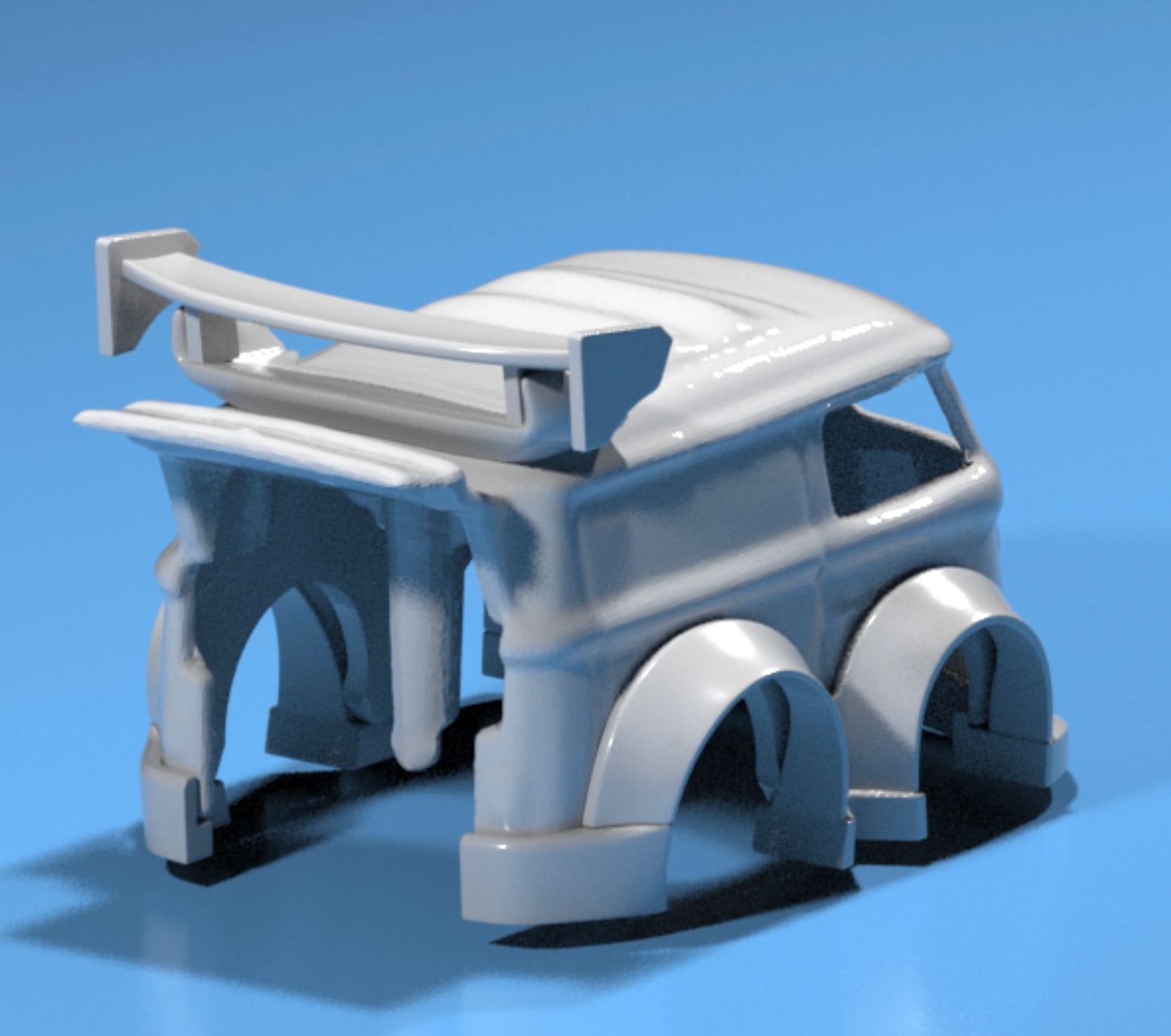 body kit for Hot Wheels Kool Kombi RWB style