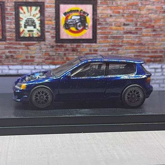 Fully custom 1:64 hot wheels Honda civic eg