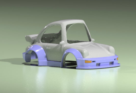body kit for Hot Wheels Tooned Porsche RWB style