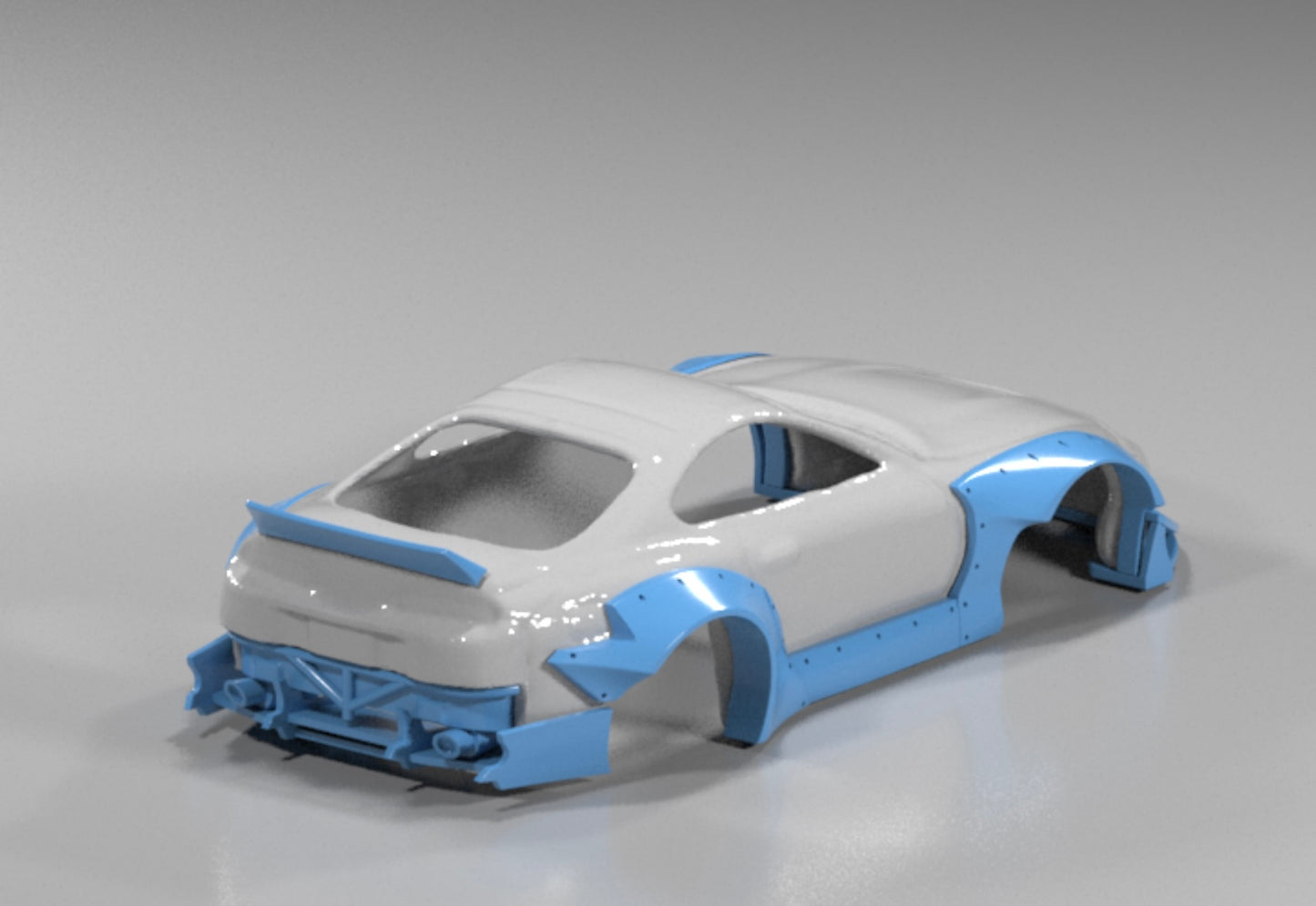 body kit for Hot Wheels Toyota Supra rocket bunny style