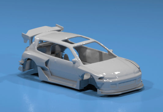 body kit for Hot Wheels Honda Civic EG fatboi style