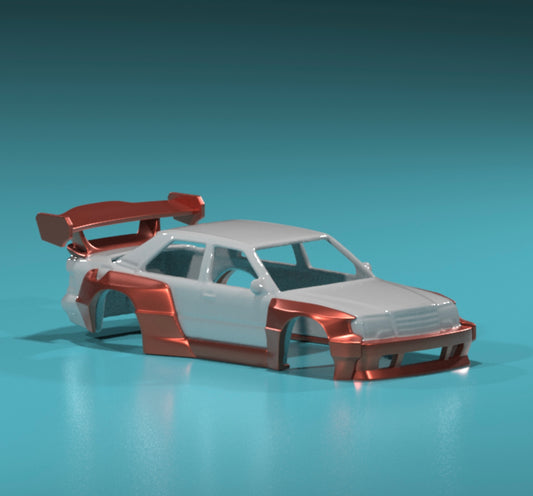 body kit for Hot Wheels Mercedes Benz E500 pandem style