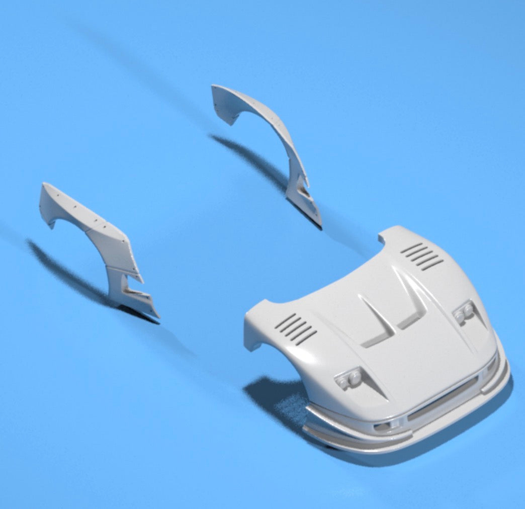 LBWK style Body kit for hot wheels Ferrari F40