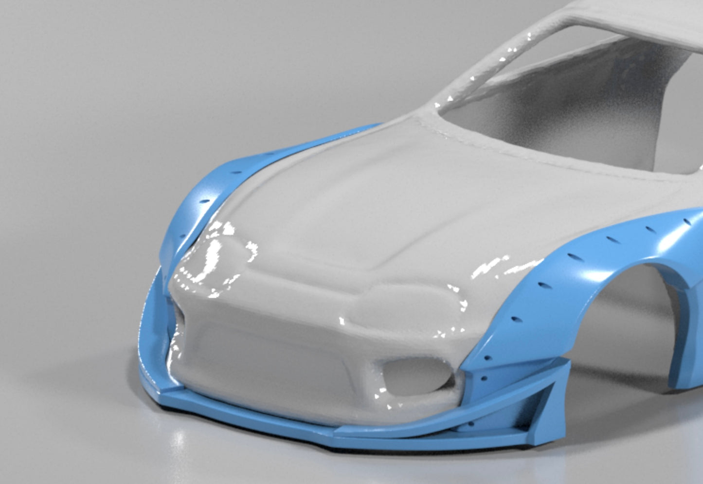 body kit for Hot Wheels Toyota Supra rocket bunny style