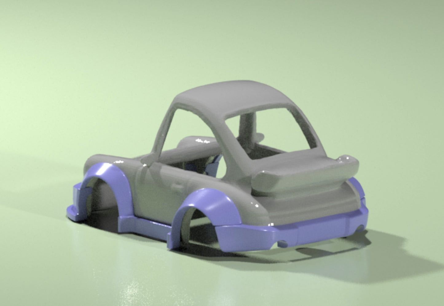 body kit for Hot Wheels Tooned Porsche RWB style