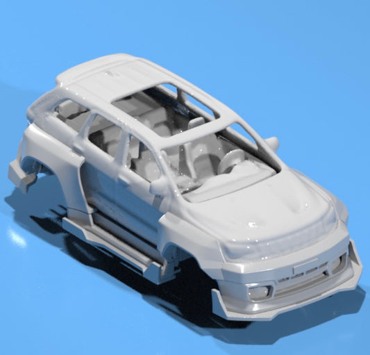 Plug and play body kit for hot wheels jeep trackhawk