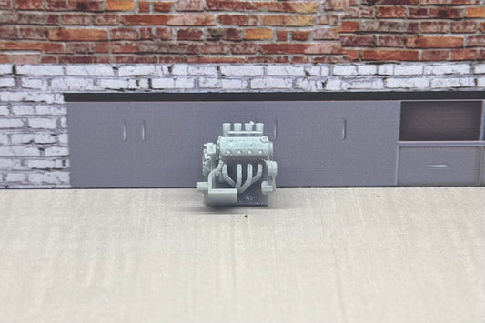 1:64 D16 engine for hot wheels and match box