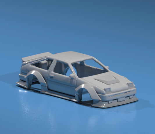 Body Kit For Hot Wheels Toyota AE86 trueno style