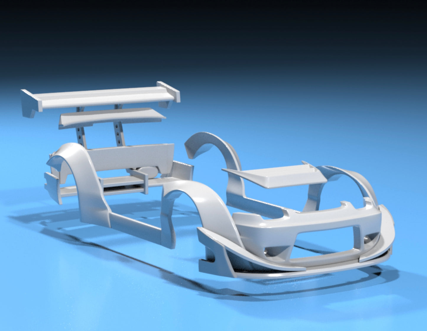 body kit for hot Wheels Nissan 180sx RB style