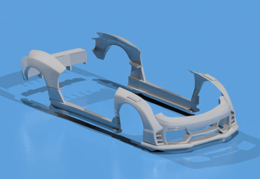body kit for Hot Wheels WRX STI fatboi style