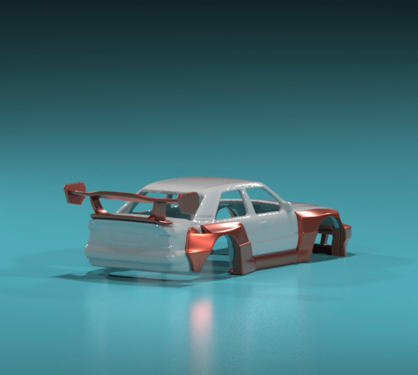 body kit for Hot Wheels Mercedes Benz E500 pandem style