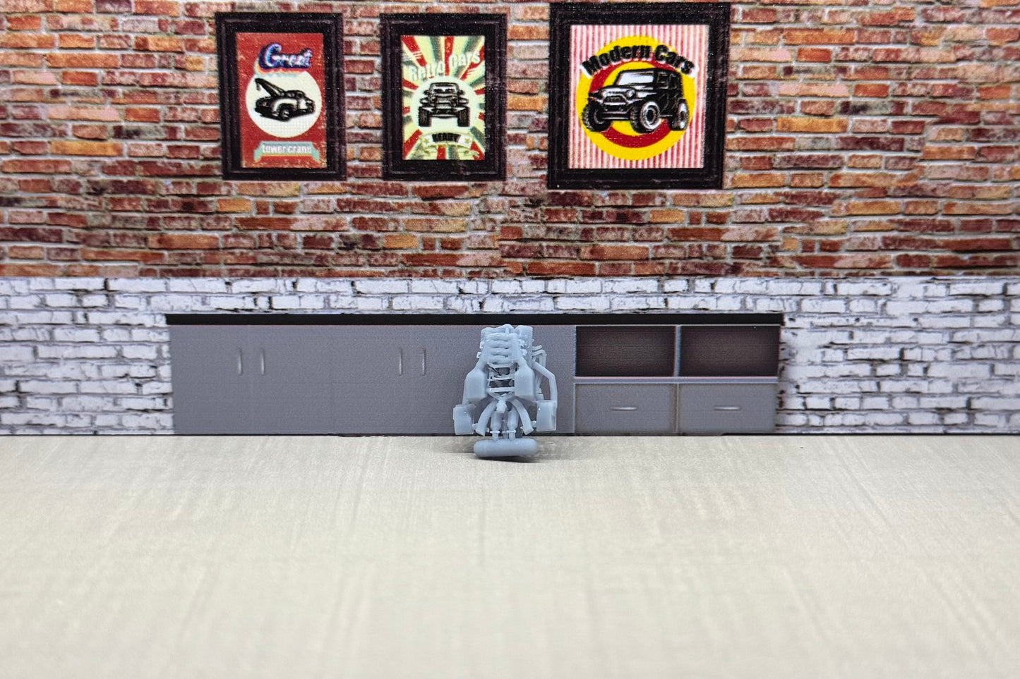 V12 engine for hot wheels Ferrari F40