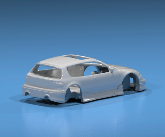 body kit for Hot wheels Honda Civic EG veil side style