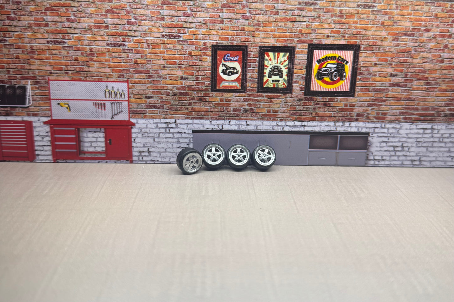 1:64 chrome rims for hot wheels and match box