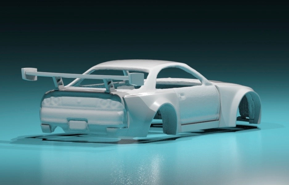 Body kit for hot wheels Nissan skyline R33