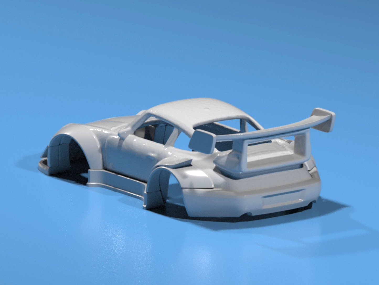 body kit for Hot Wheels Porsche 993 RWB style