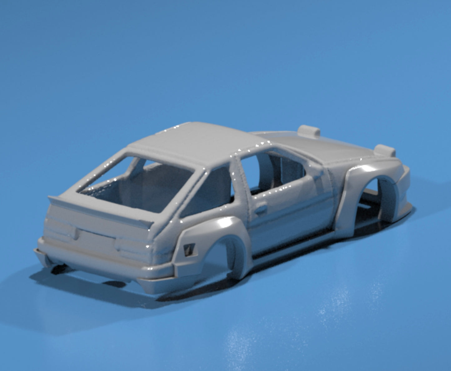 body kit for Hot Wheels Toyota AE86 trueno style