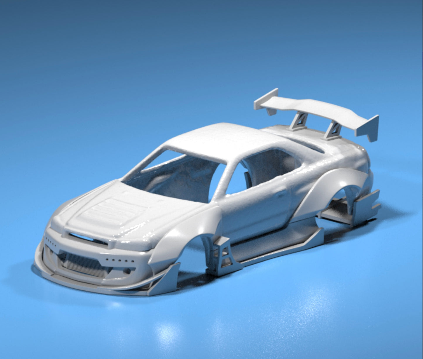body kit for Hot Wheels Nissan R34 RB style