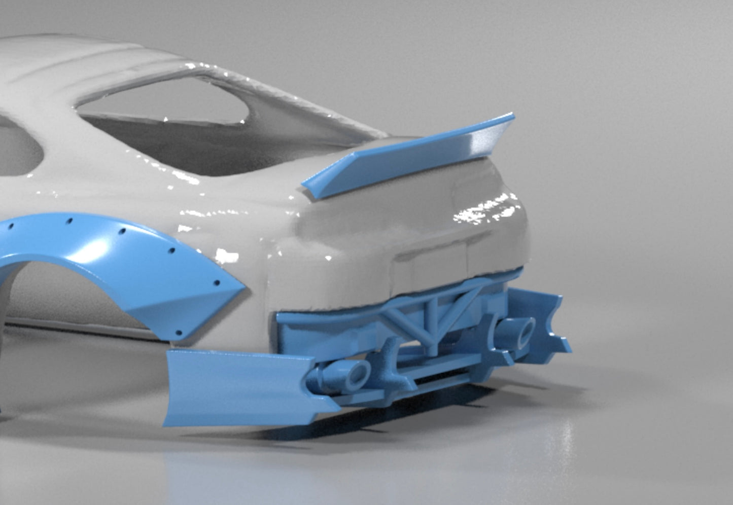 body kit for Hot Wheels Toyota Supra rocket bunny style