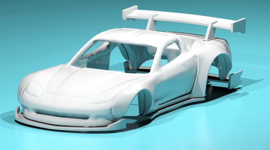 body kit for Hot Wheels Corvette C6