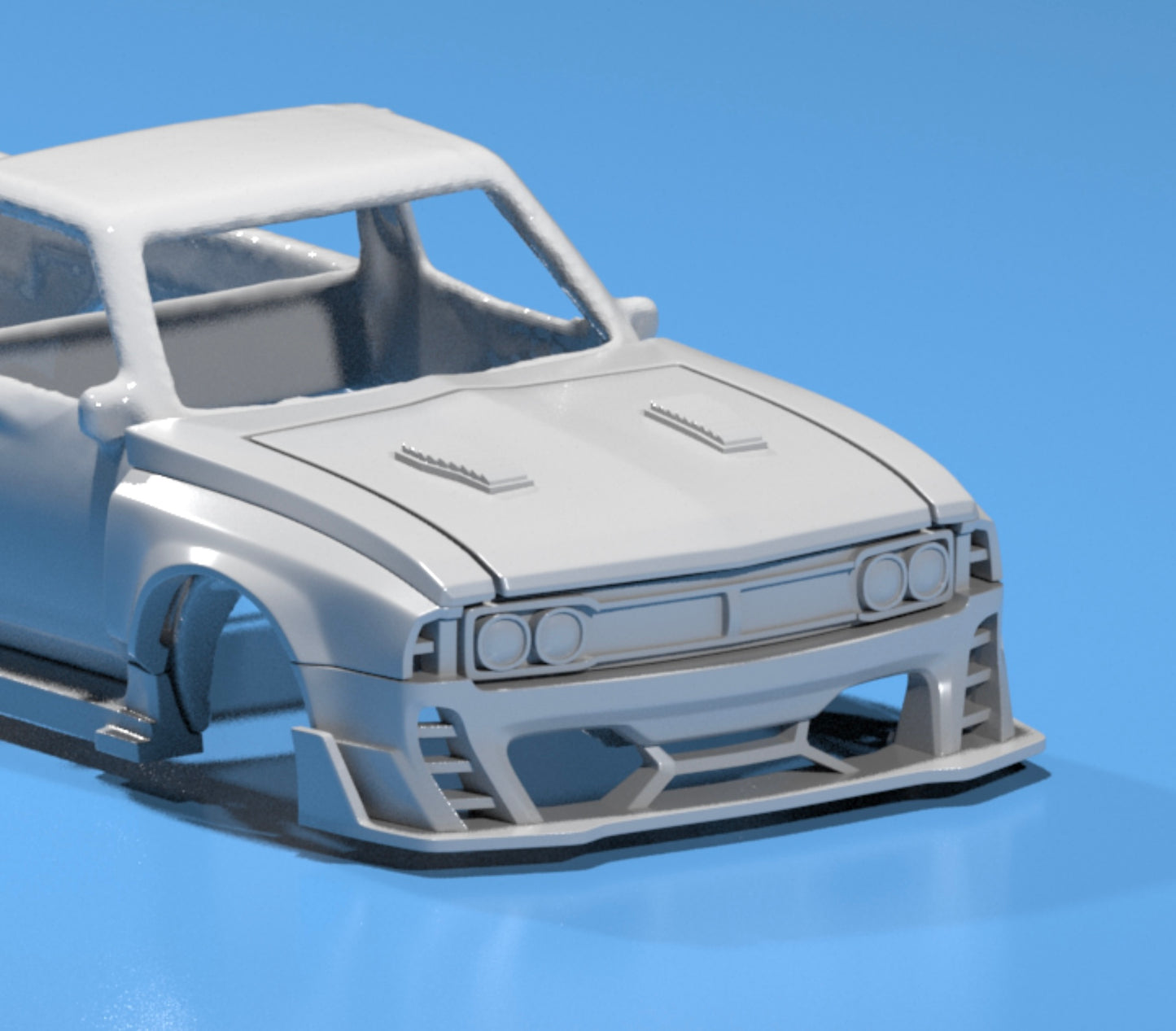 body kit for Hot Wheels Datsun 620 fatboi style