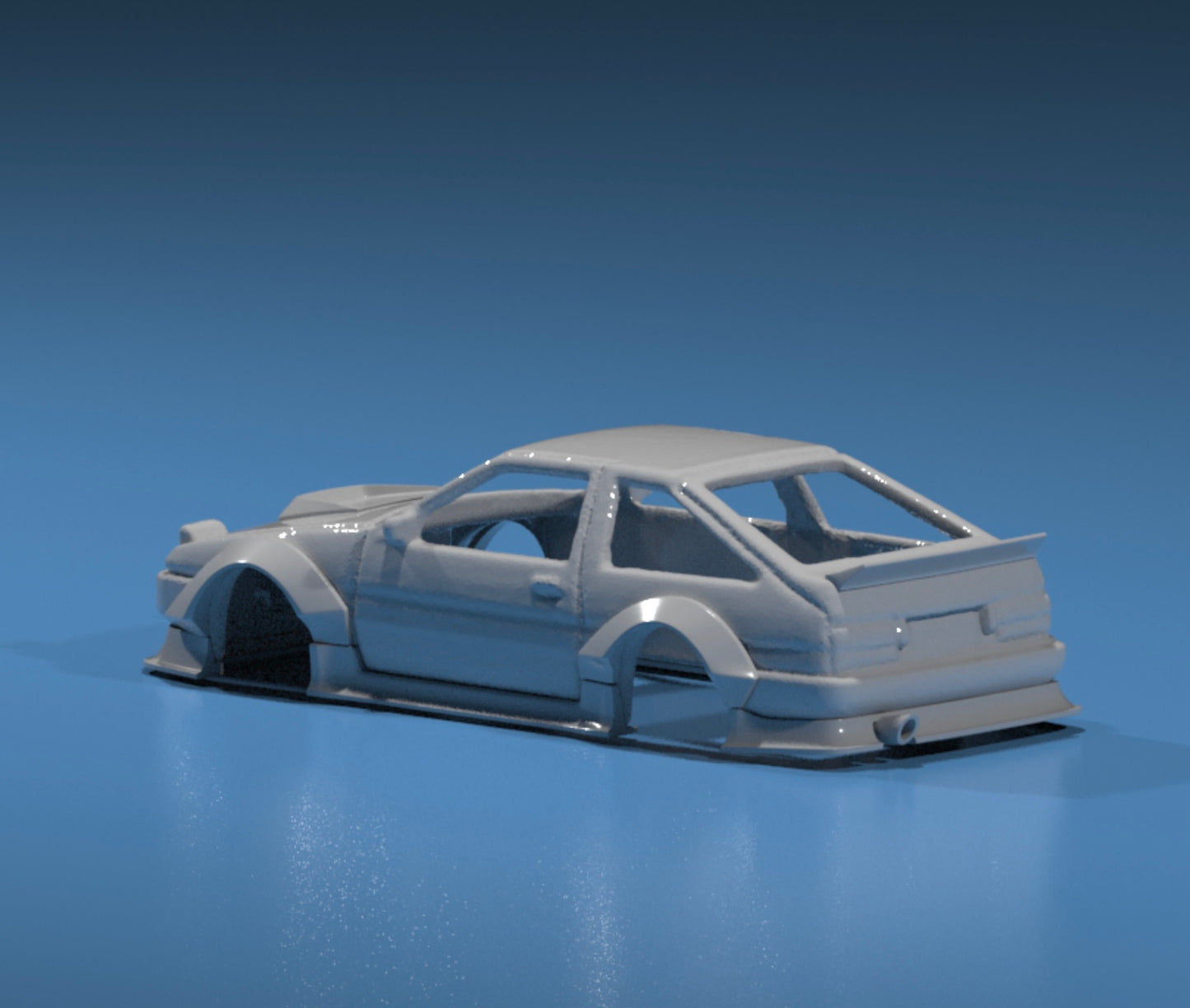 Body Kit For Hot Wheels Toyota AE86 trueno style