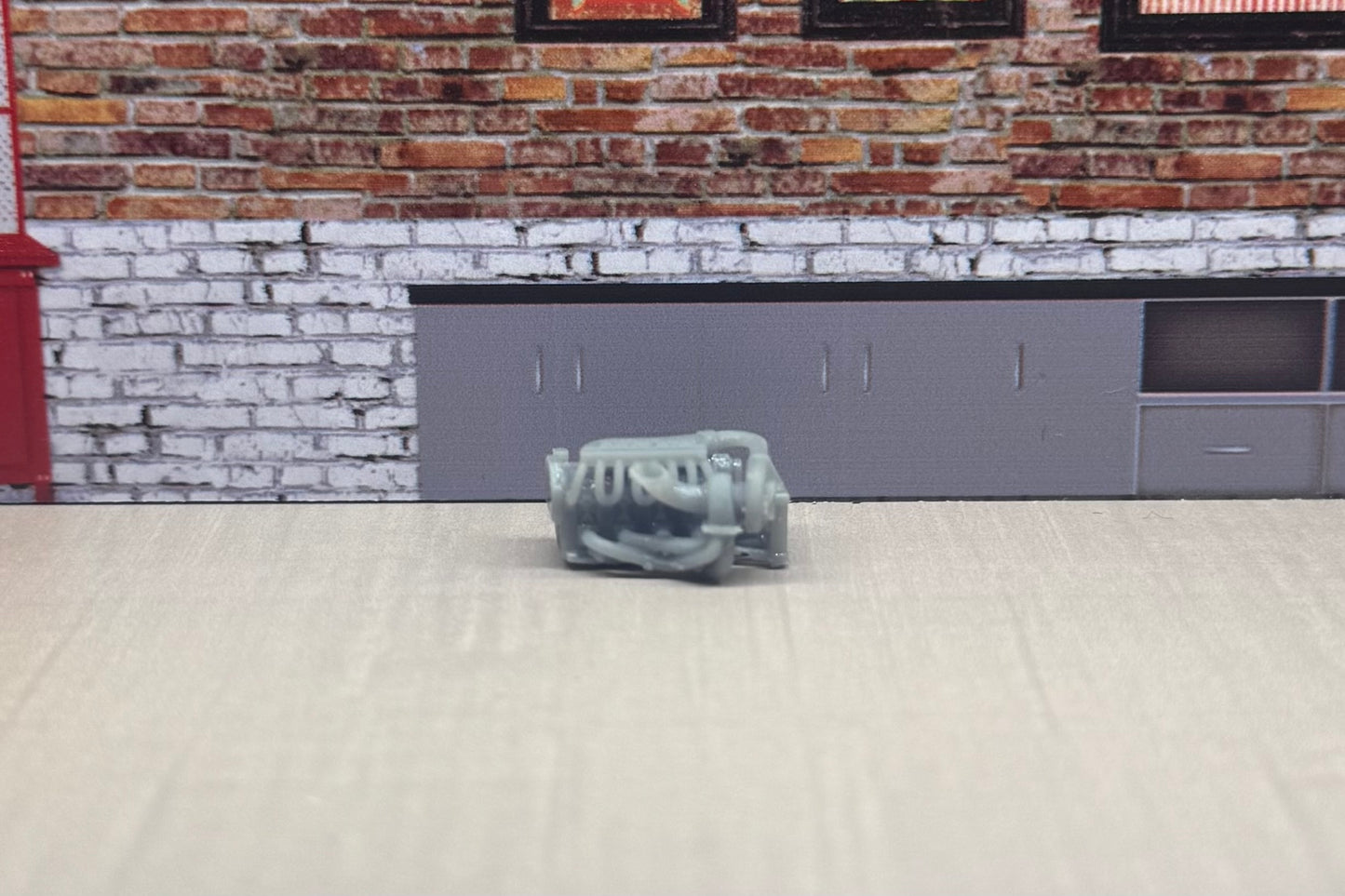 1:64 four rotor engine for hot wheels and match box