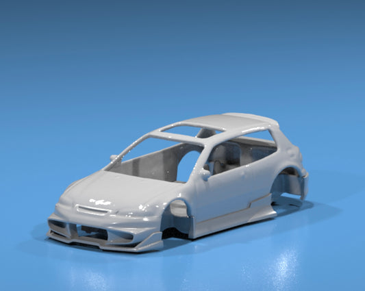 body kit for Hot wheels Honda Civic EG veil side style