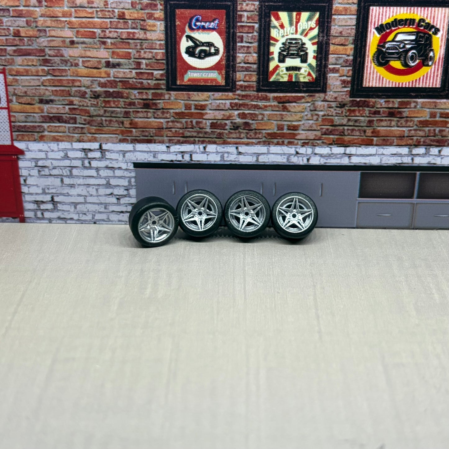 Chrome casting rotiform vda for hot wheels and match box