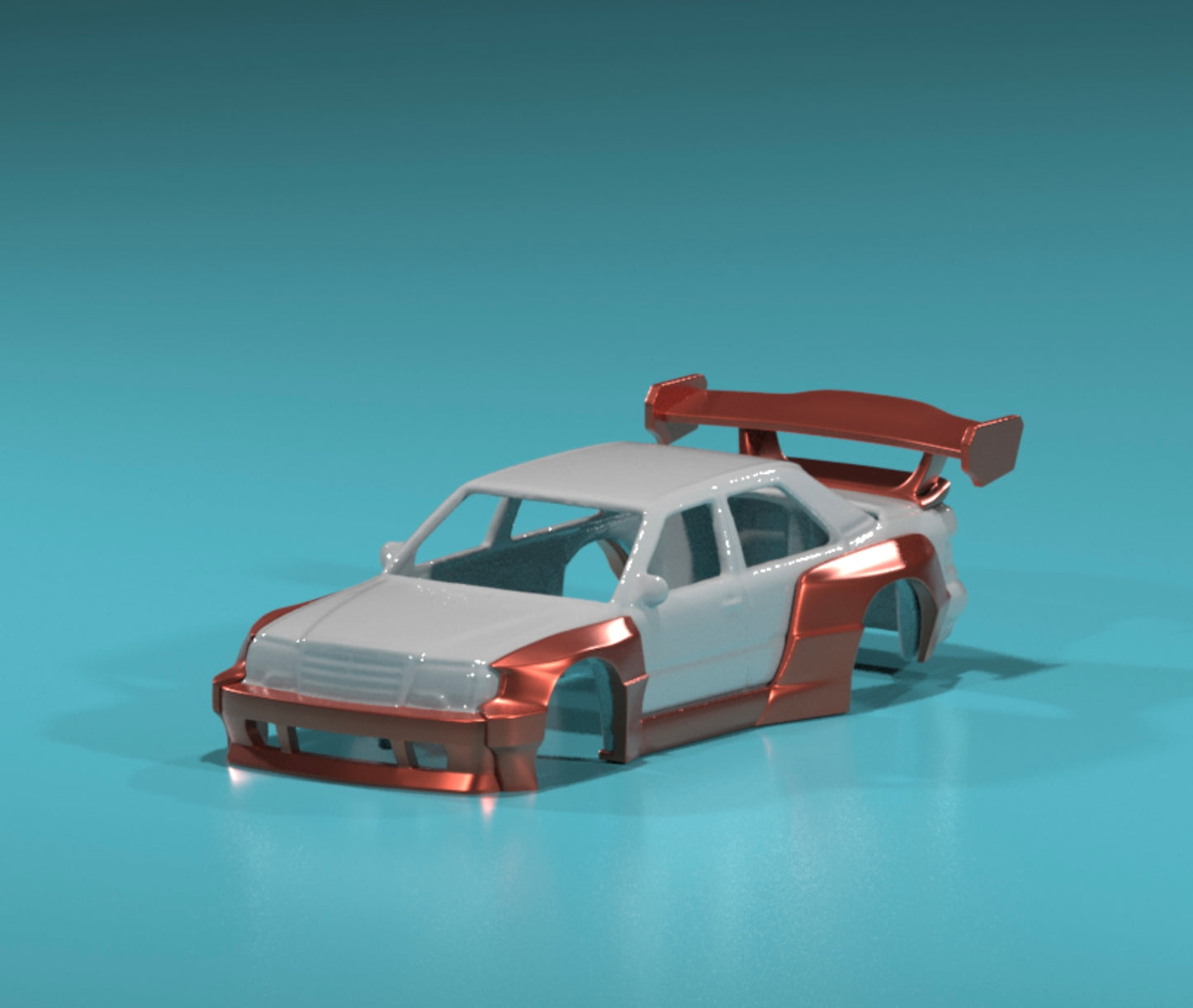 body kit for Hot Wheels Mercedes Benz E500 pandem style