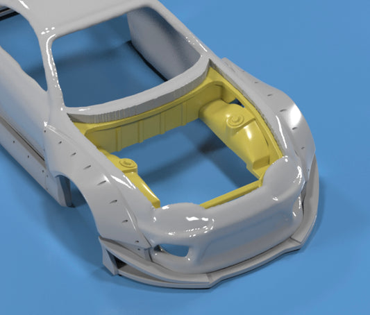 engine bay for Hot Wheels Supra Mk4