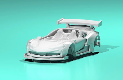 Body kit for hot wheels Ferrari SF90
