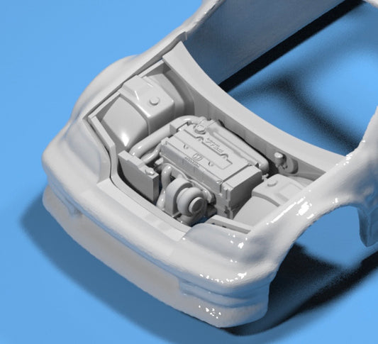 Engine/bay for hot wheels Honda civic EF