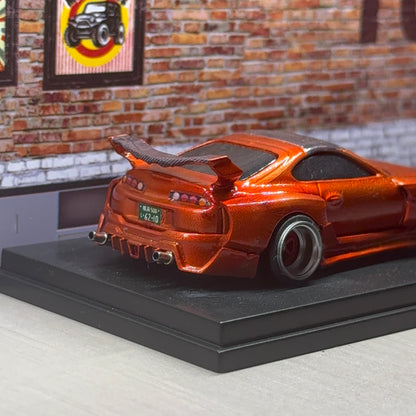 Fully custom 1:64 hot wheels Toyota Supra